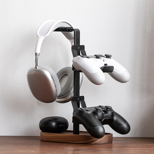 头戴式 耳机支架耳麦挂架电竞游戏手柄收纳支架多功能置物架