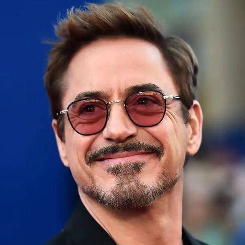 唐尼GIGI同款男女通用茶红色墨镜