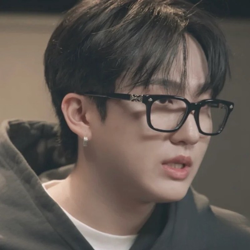 韩国爱豆徐章彬同款韩版时尚潮流方框复古银饰男女近视防蓝光眼镜