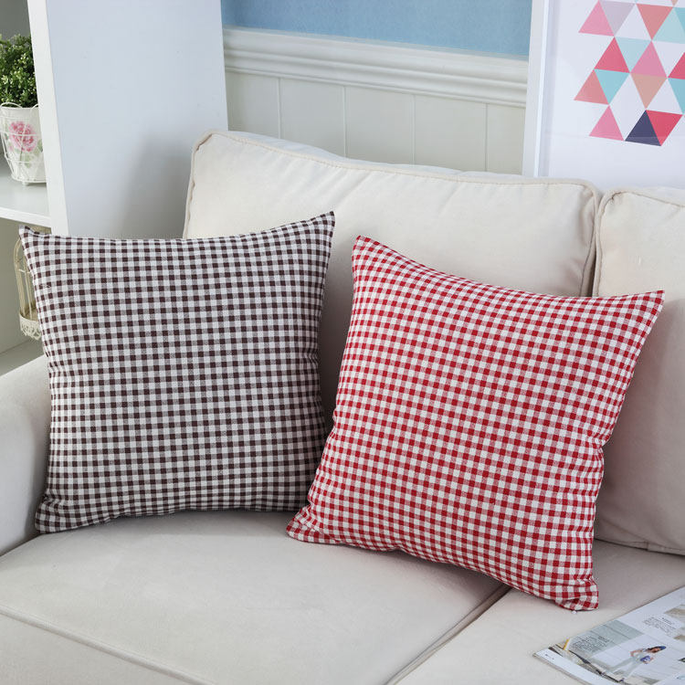 沙发套芯高档格子经典宜家抱枕靠垫靠枕田园汽车办公室靠垫套含芯在类目 居家布艺, 靠垫/抱枕中 - 来自Buy2taobao.com提供专业的淘宝代购服务