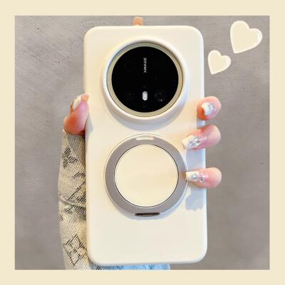 新款支点壳适用华为mate70pro+手机壳pura70简约纯色液态硅胶mate60/50/40pro360度磁吸旋转支架Ultra男女款