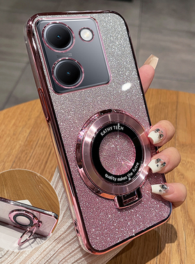 适用vivoy100手机壳y100i保护vivo硅胶套V2313A全包voviy防摔vovoy透明viviy软2279男女丫带支架viv0超薄曲屏