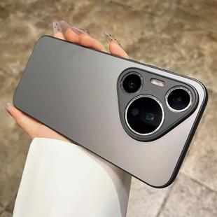 适用华为pura70pro+手机壳70Ultra新款磨砂玻璃外壳p60pro高级感p40/p50镜头全包mate60/70pro男女款荣耀100