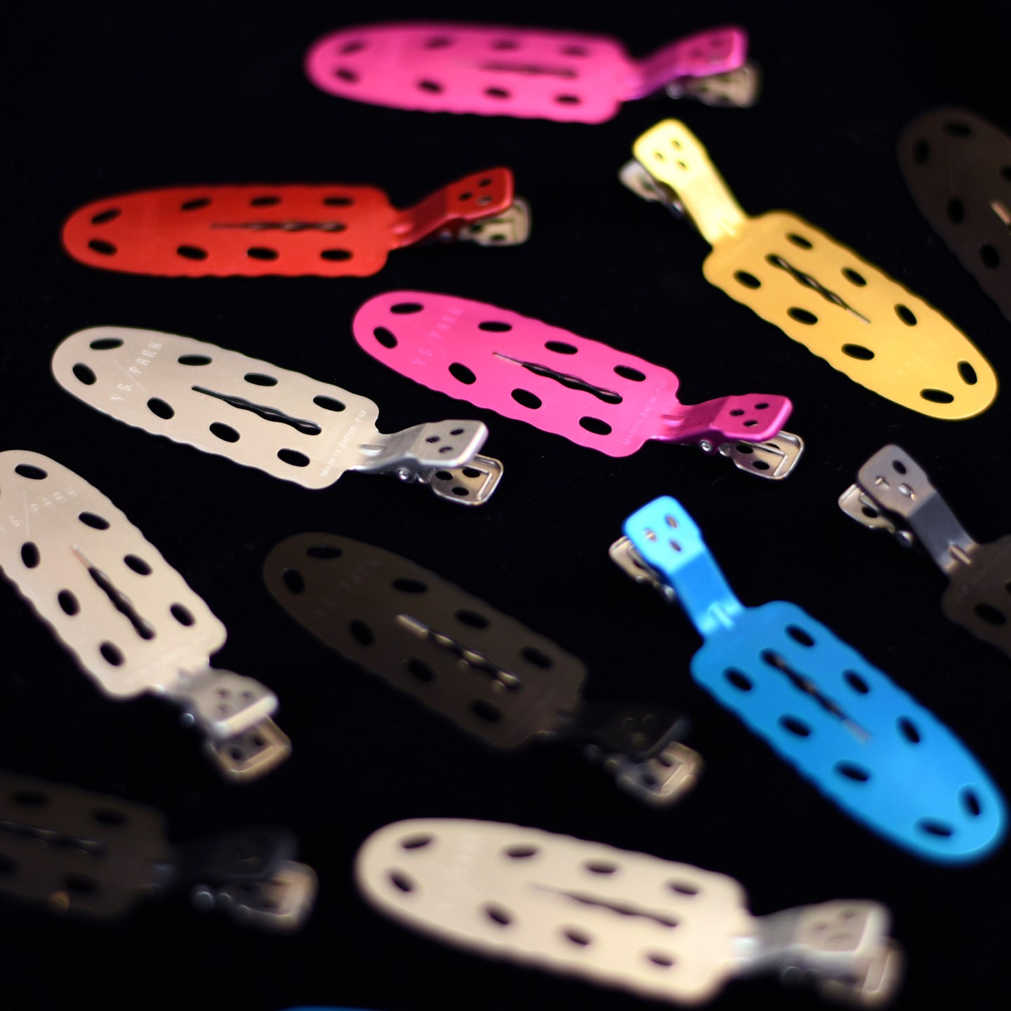 日本进口正品ys.park 盘发定位夹无痕夹子金属铝夹子刘海夹晚装夹