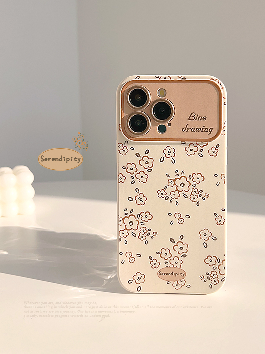 温柔小碎花适用苹果15手机壳iPhone17pro max气质ins风13女12保护套16全包XR女XS软壳14plus文艺小清新14