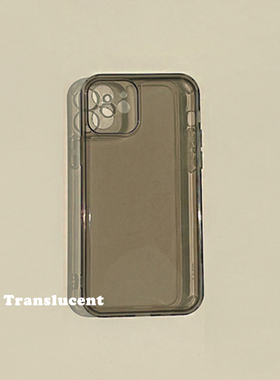 简约相框透黑17Pro max苹果16手机壳iPhon11全包XS适用14纯色XR个性极简高级风15plus保护套PRO软壳