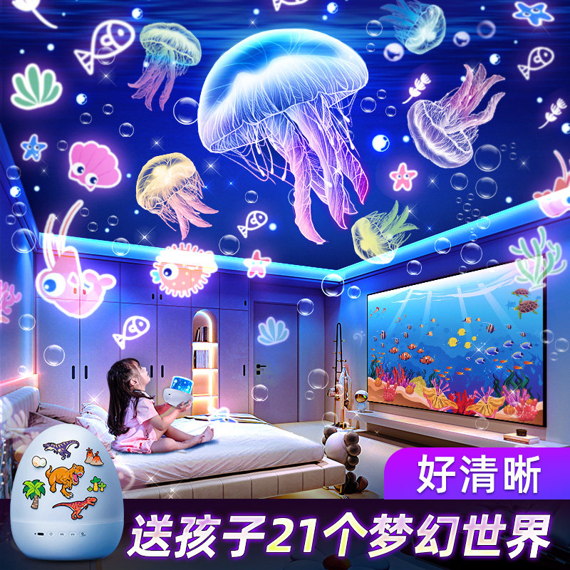 【某音爆款】万火旋转小屋星空灯图片