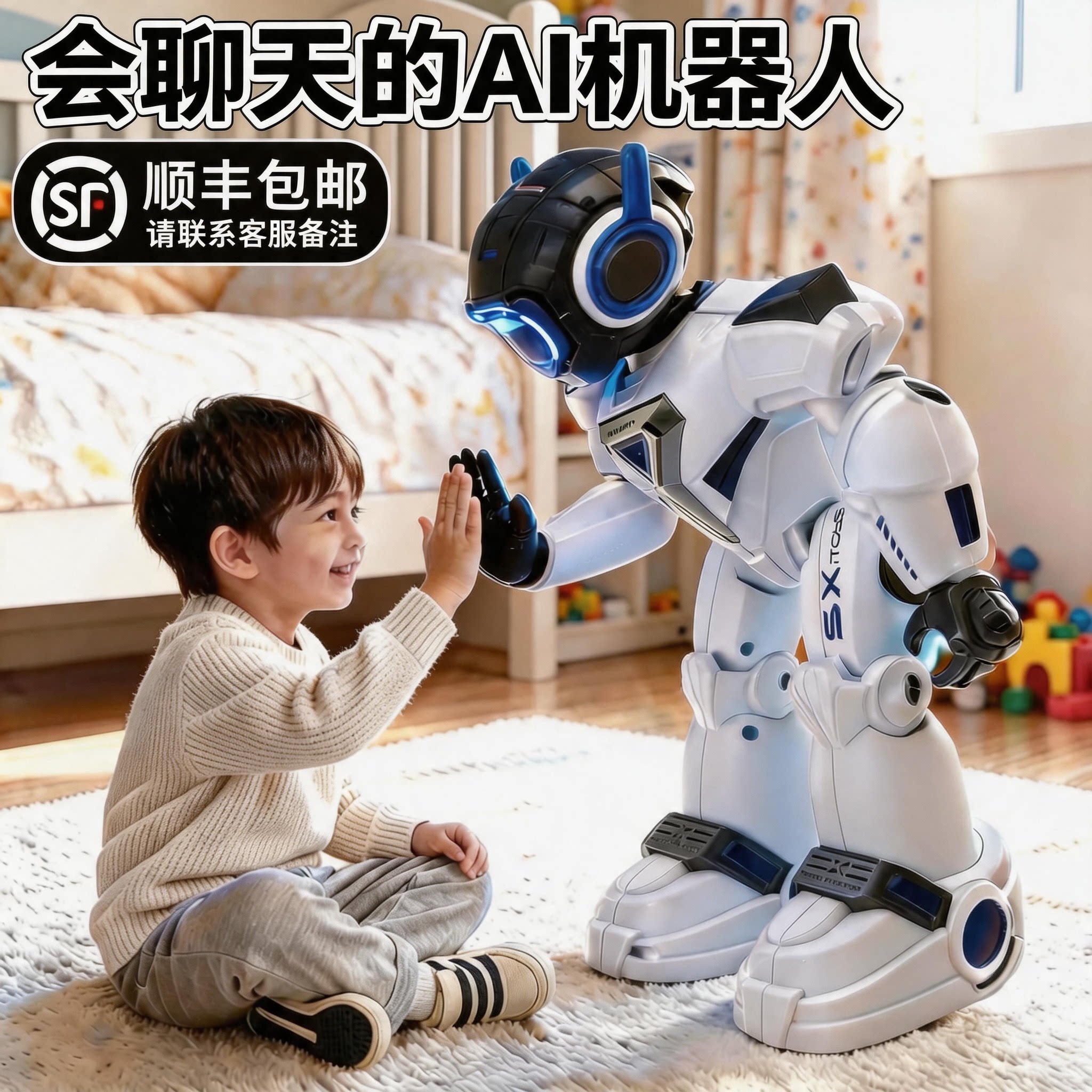 ai智能机器人儿童对话陪伴玩具3到6岁小男孩子的生日礼物2026新款