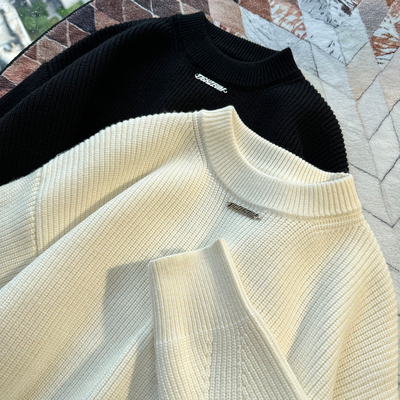 网红同款毛衣男潮流百搭美式复古