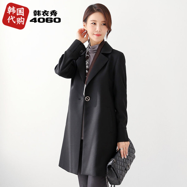0韩国秋季领大码气质中老年女装