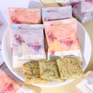 mokcoke莫可卡海苔味米饼膨化脆片宝宝喜饼干结婚喜糖果招待零食