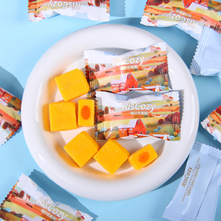 英国RisCozy瑞可滋爆汁芒果糕夹心果汁软糖结婚喜糖伴手礼小零食