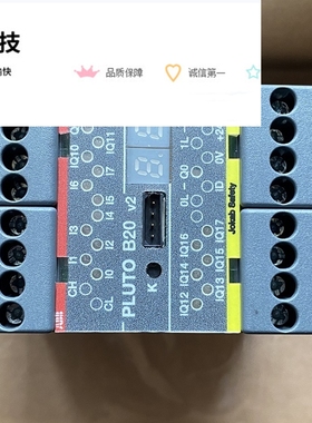 ABBPLC可编程逻辑控制器Pluto B20 V2 2TLA020070R4600 24VDC