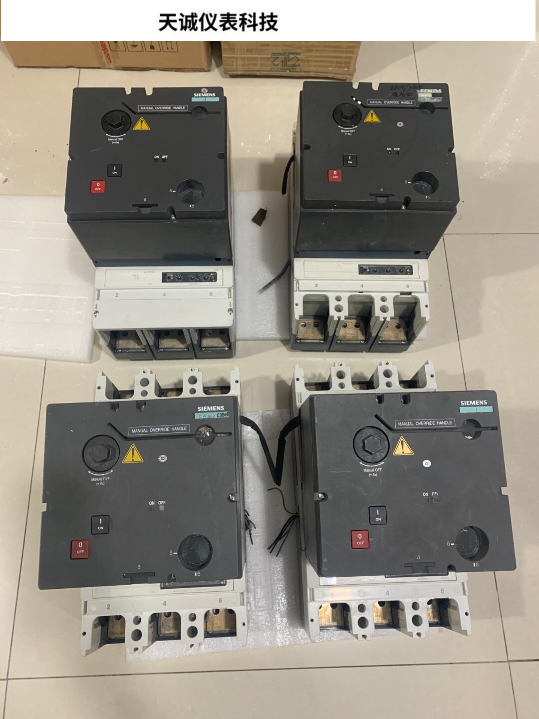 西门子断路器VL1250 3P 1250A 3VL9800-3MQ00全新原装拍前请询价