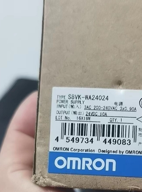 欧姆龙开关电源S8VK-WA24024 S8VK-WA48024 S82Y-VKW20/4 0F