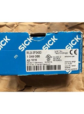 西克SICK传感器 WL9-3P3430 1049066全新原装拍前请询价