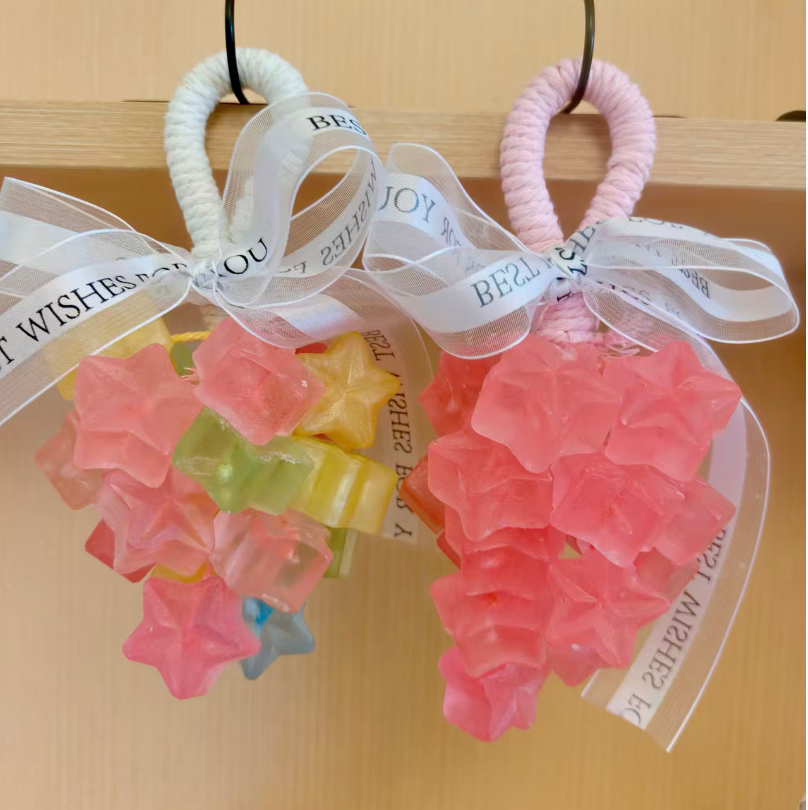 年会伴手礼闺蜜生日送礼佳品星星葡萄串手工皂香皂汽车香薰精油皂