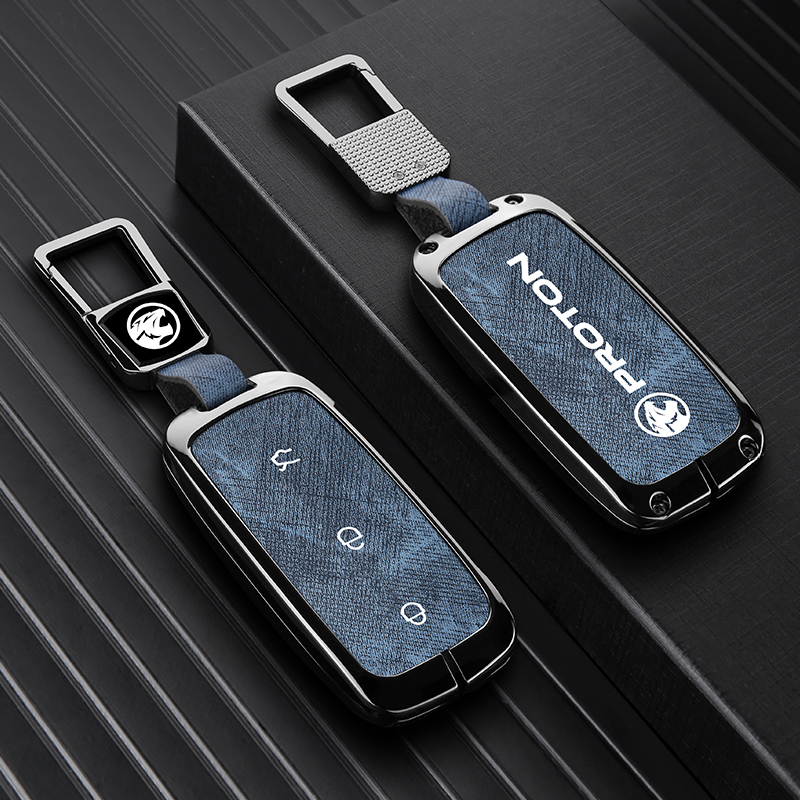 适用海外宝腾E.MAS7吉利银河E5钥匙套马来西亚PROTON汽车遥控壳扣