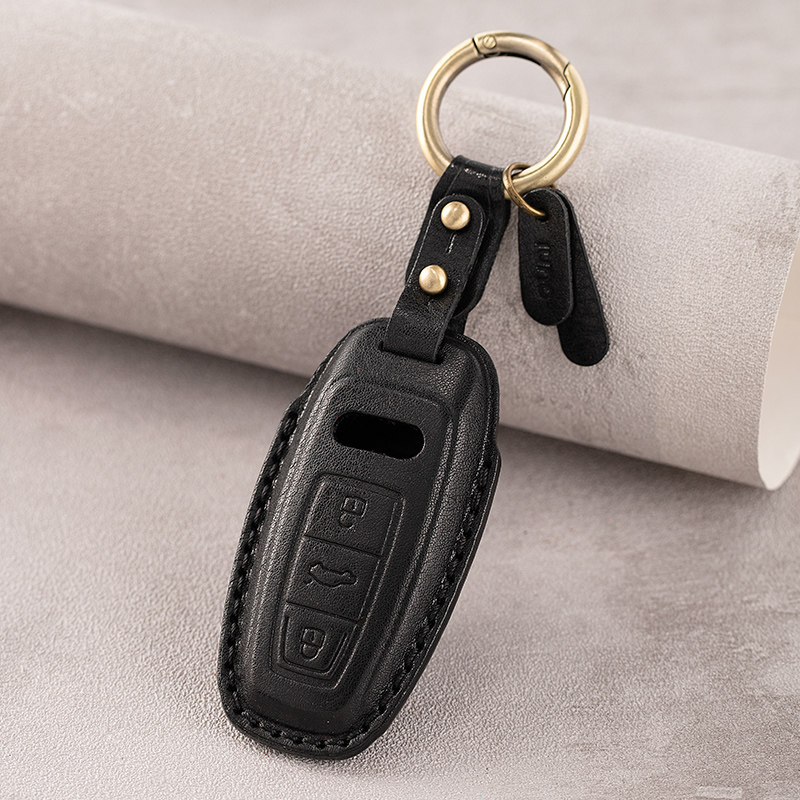 适用于奥迪Q7钥匙套真皮25新款q7汽车SQ7壳包个性扣男女士高级感