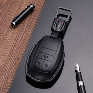 适用宾利添越钥匙套2023款飞驰 欧陆GT 添越车钥匙包高档真皮新款