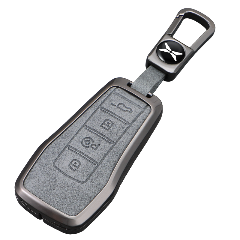 适用于小鹏p7钥匙套p5汽车g3男士g3新2024款ig9高档23款p7包扣壳