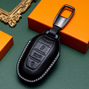 适用东风标致钥匙套4008标志3008新5008汽车308真皮408包508扣壳