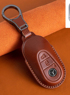 适用2025款奔驰大G钥匙套真皮G350车G500扣G400D新AMGG63高档包男