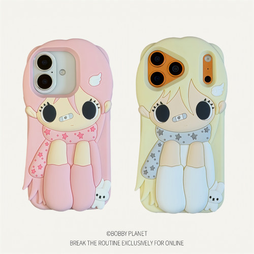 @BOBBY PLANET日本原单新款野有上秋日系洛丽塔少女心适用iphone17Promax手机壳苹果16543保护套软硅胶防摔