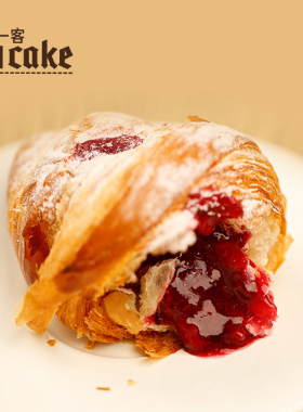 21cake蓝莓可颂牛角包面包蓝莓果酱夹心早餐同城配送