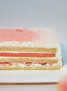 21cake茉莉芭乐生日蛋糕同城配送北京上海下午茶水果动物奶油蛋糕