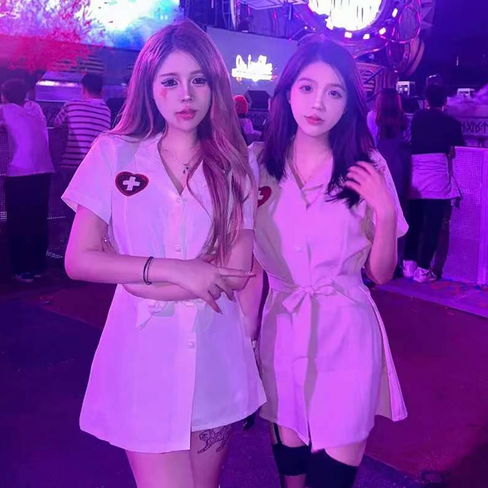 万圣节cosplay服装护士服角色扮演女装成人装扮衣服日常可穿服饰