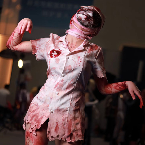 万圣节cosplay服女装服装成人服饰衣服寂静岭护士服恐怖穿搭装扮
