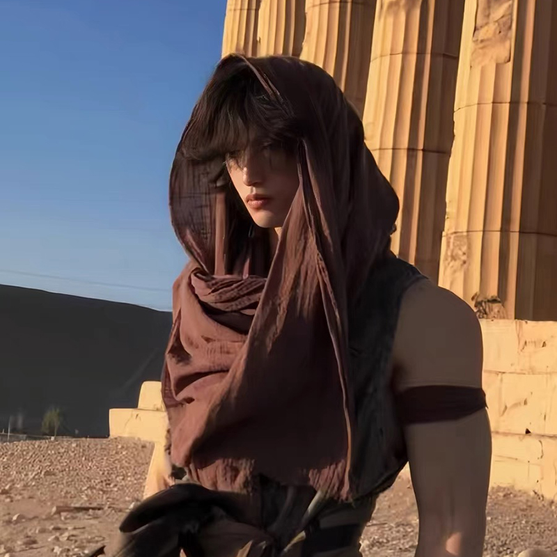 中世纪维京战士披肩围巾披风斗篷