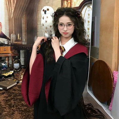 哈利波特学院长袍魔法袍环球影城万圣节cos服女装服装衣服装扮