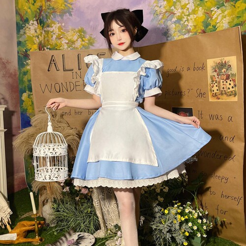 爱丽丝疯狂回归梦游仙境万圣节cosplay装扮衣服成人女仆角色扮演