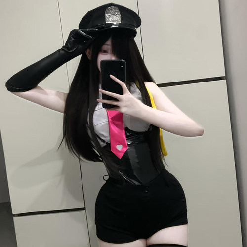 万圣节成人服装女宇都宫沙希女警cos服角色扮演服饰警官衣服装扮