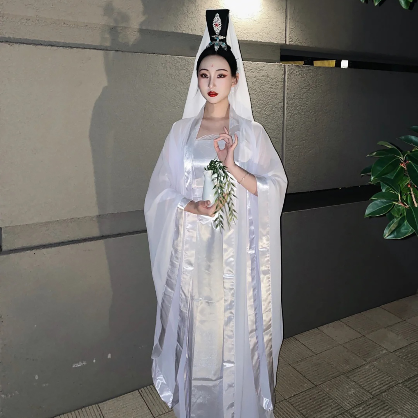 观音菩萨cos服万圣节演出服表演服装女装服饰衣服西游记角色扮演