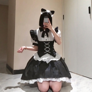 女仆服装连衣裙万圣节成人cosplay可爱制服装扮活动角色扮演佣人