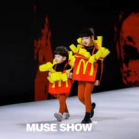 Halloween children's costumes, cosplay costumes, French fries, kindergarten girls' costumes for performances, and boys' performance costumes thumbnail 2