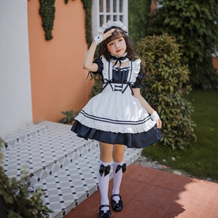 女仆服装万圣节儿童cosplay可爱制服装扮活动角色扮演二次元佣人