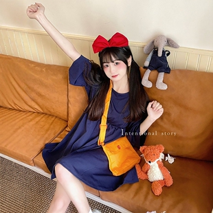 魔女宅急便衣服cosplay服万圣节服装女宫崎骏连衣裙成人角色扮演