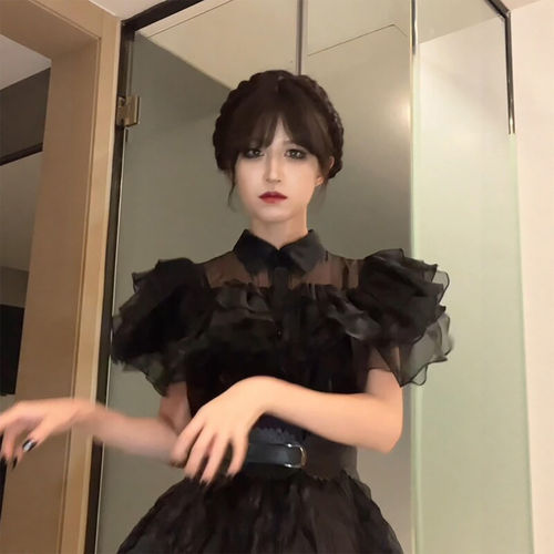星期三亚当斯cosplay服万圣节成人女服装服饰装扮衣服角色扮演