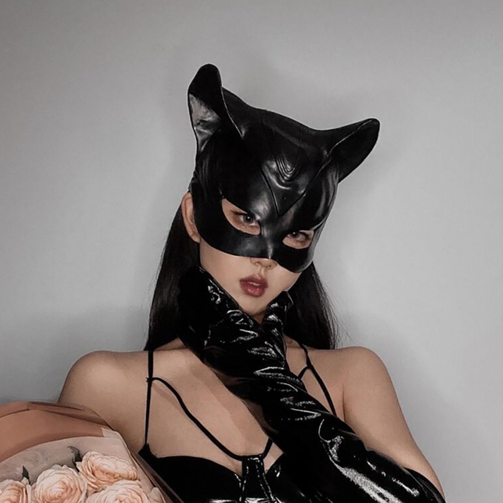 万圣节猫女面具成人cos装扮