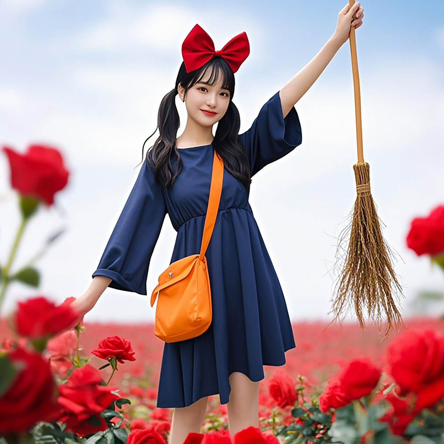 魔女宅急便衣服cos服万圣节演出服表演服装女装服饰宫崎骏连衣裙