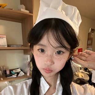 料理鼠王厨师帽万圣节cos装扮成人造型拍照道具蘑菇帽2025新款