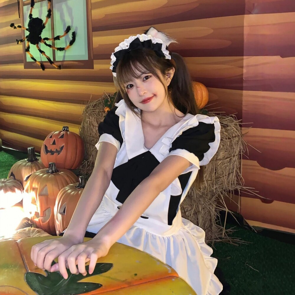 女仆服装连衣裙万圣节成人cosplay可爱制服装扮活动角色扮演佣人