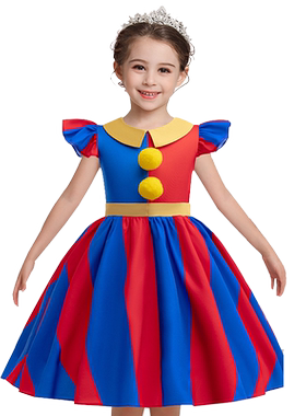 万圣节小丑演出服女童服饰