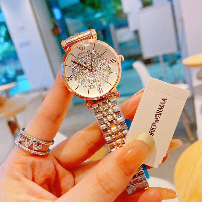 阿玛妮生日礼物送女友满天星女士手表大嫂同款防水初高中学生女表