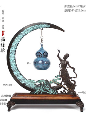 悬挂禅意风纯铜商务礼品香炉