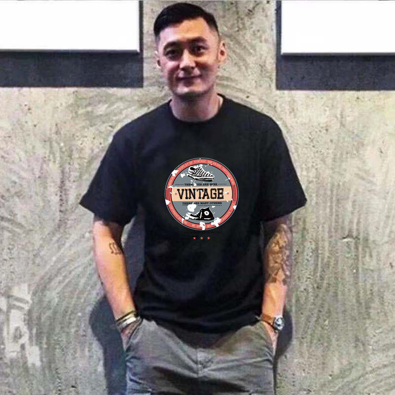 2020夏季新款男装衣服短袖t恤男士潮牌潮流纯棉半袖男余文乐体恤